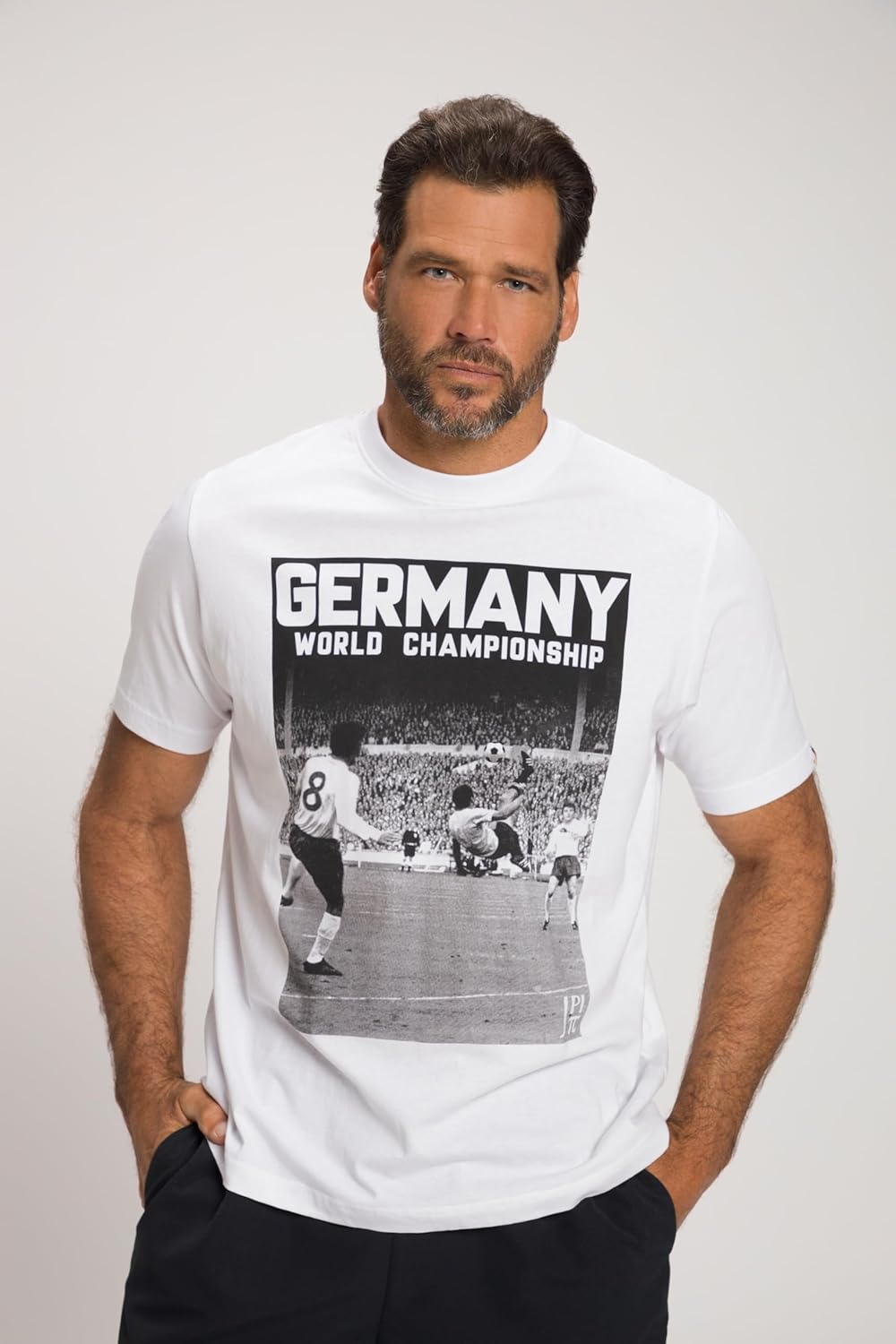 Jay-PI Jay-PI T-Shirt, Fussball, WM, Halbarm 810012 L Schneeweiss, L Schneeweiss