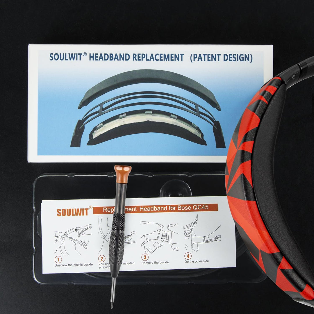 SOULWIT Ersatz Kopfband Stirnband für Bose QuietComfort 45 (QC45)/QuietComfort SE (QC SE)/New QuietC