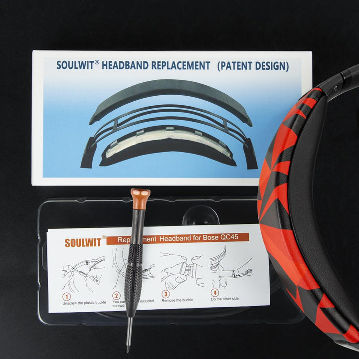SOULWIT Ersatz Kopfband Stirnband für Bose QuietComfort 45 (QC45)/QuietComfort SE (QC SE)/New QuietC