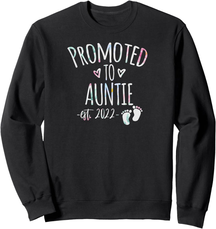 Tante 2022, wieder Patin werden, Befördert zur Tante, Damen Sweatshirt