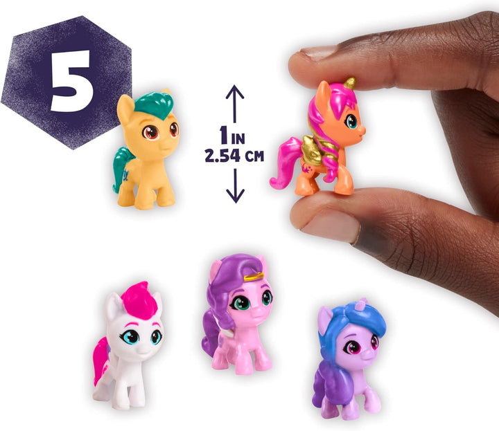 My Little Pony Spielzeuge Mini World Magic Mare Stream, Wohnmobil Spielset zum Selbergestalten für K