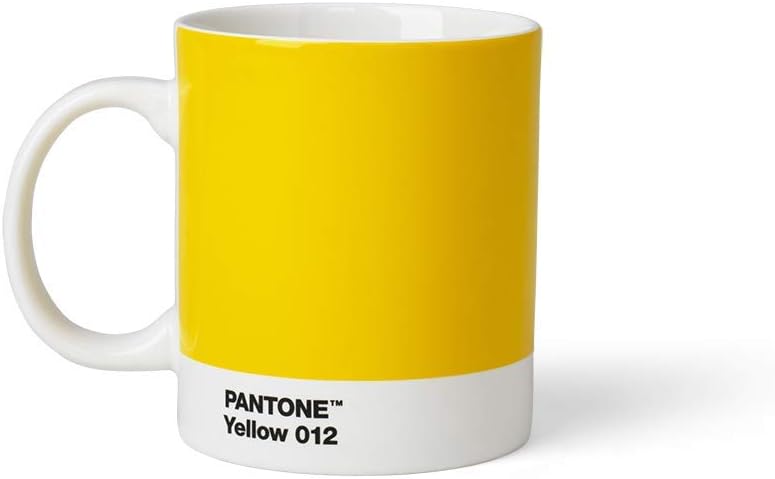Pantone Porzellan Becher 6er-Set, 6 Kaffeetassen à 375 ml, coffee, mit Henkel, spülmaschinenfest, kl