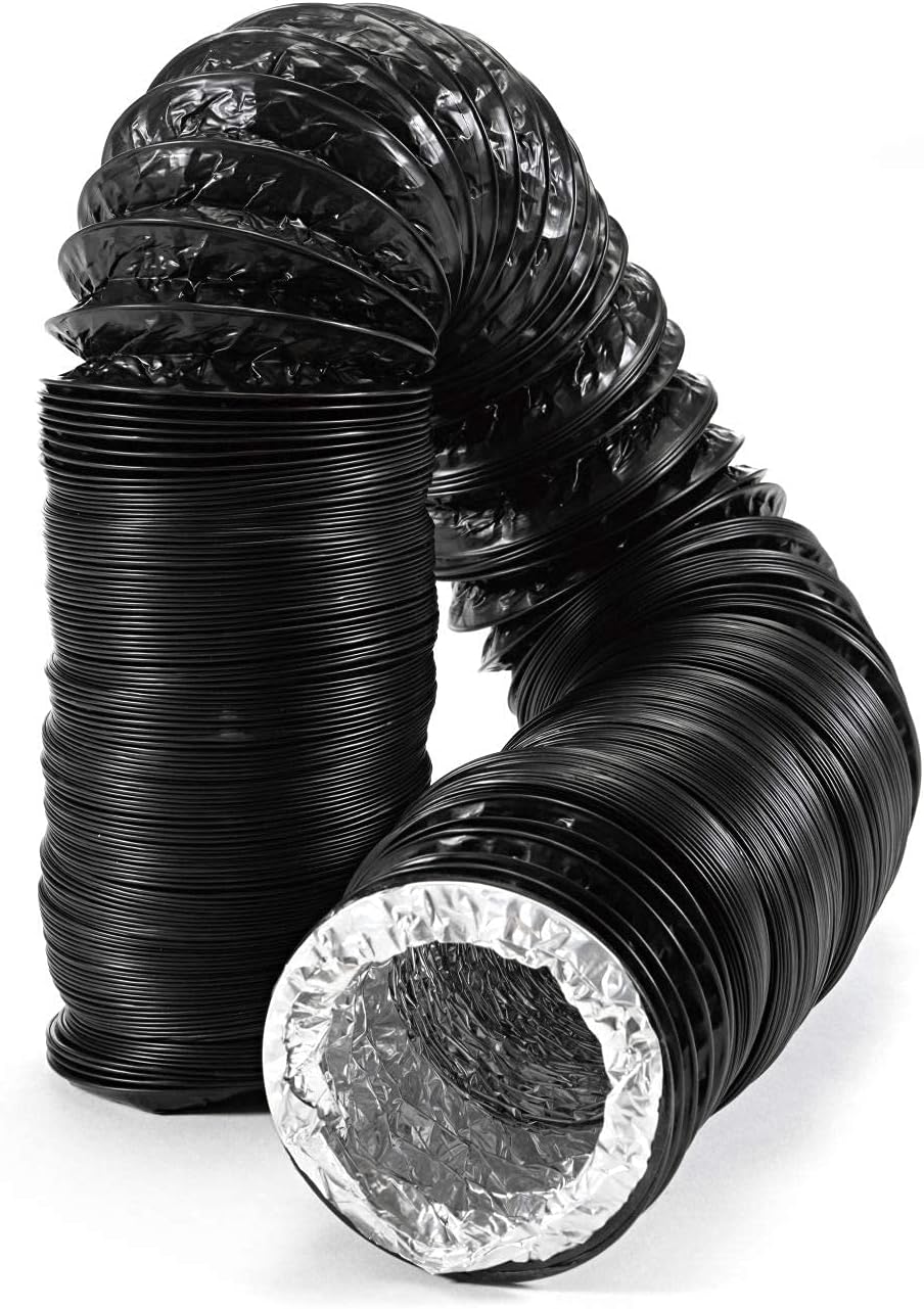 STERR Verstärkter flexibler Schlauch für Lüftungskanäle 80 mm x 10 m - Abluftschlauch - Kanalschlauc