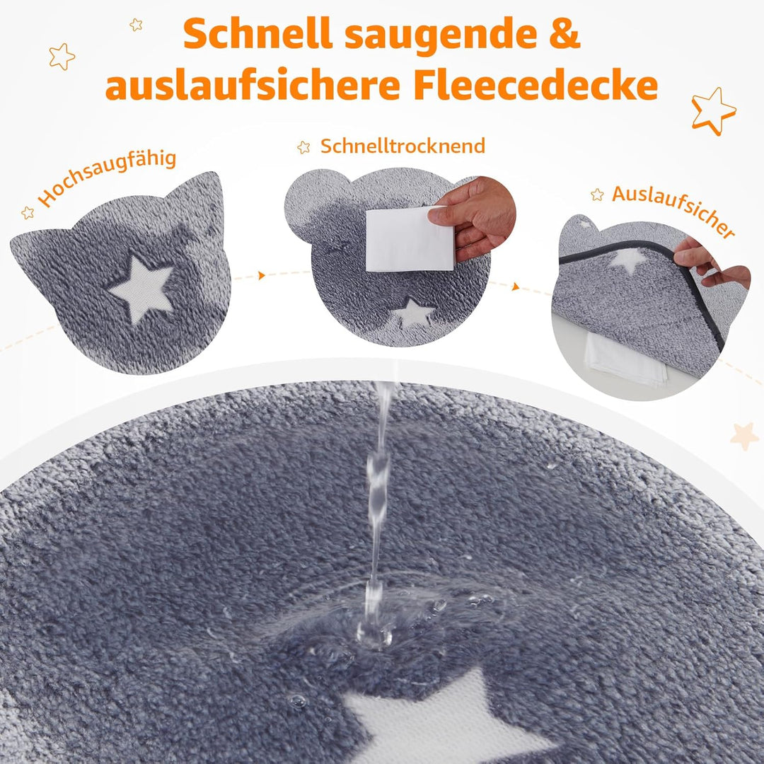 PICK FOR LIFE 60x90cm wasserdichte &amp; Schnell Saugfähige PIPI Pads für Meerschweinchen und Kaninchen