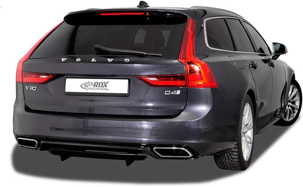 Heckschürzenansatz 'Diffuser U-Diff' kompatibel mit Volvo S90/V90 R-Design 2016- (PU)