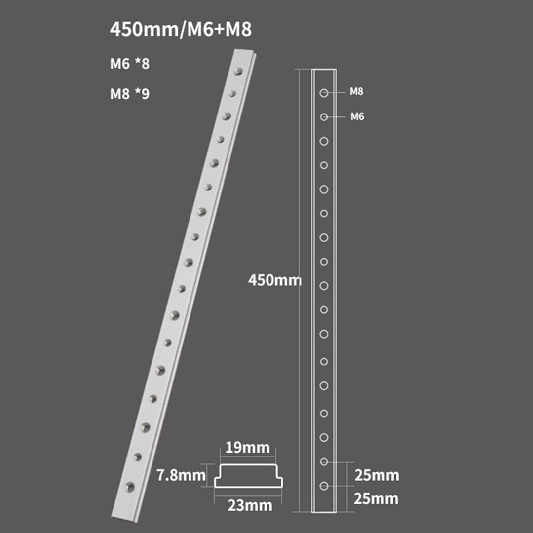 Mitre Bar Slider, Aluminiumlegierung Slider Tischsäge, Gehrungsschiene Schiene Mitre Guage Bar Slide