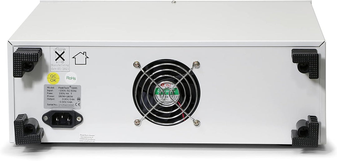 AC/DC stab. Labornetzgerät 0-30 V/0-6 A