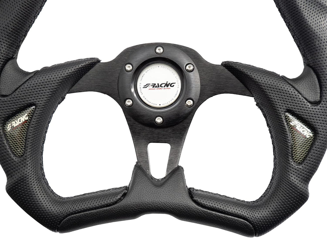 Simoni Racing X5350PUN/P X5 Black Universal Steering Wheel, Schwarz