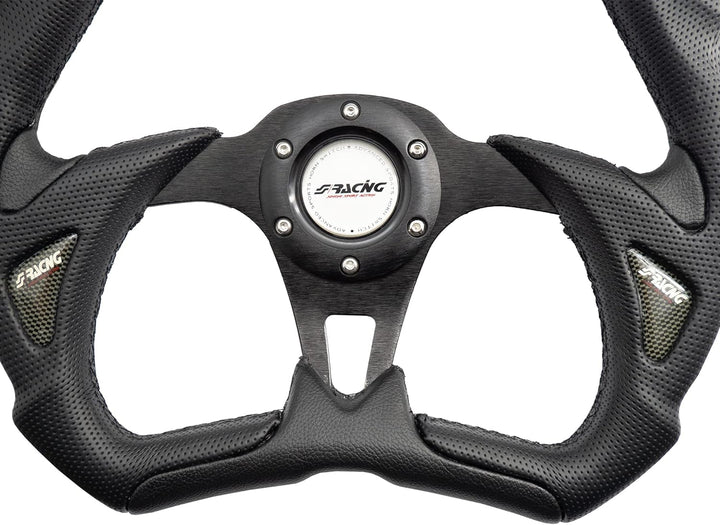 Simoni Racing X5350PUN/P X5 Black Universal Steering Wheel, Schwarz