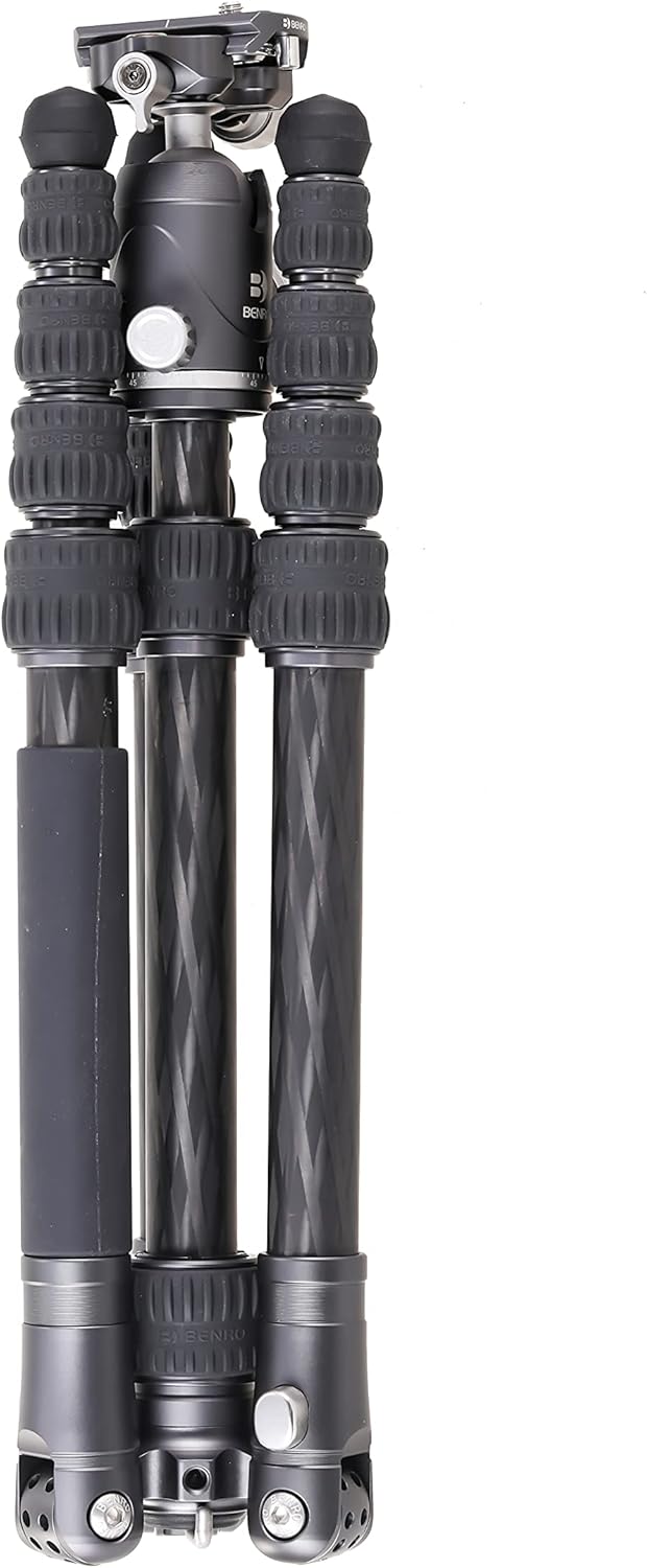 Benro Bat Series 05C Kohlefaser-Stativ und VX20 5 Abschnitte Kopf Schläger Carbon 05C Stativ + VX20