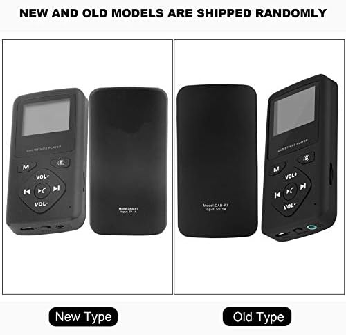 Tragbares DAB/DAB+ Radio, Bluetooth MP3 Player mit Kopfhörer, Unterstützung für TF Karte, Taschen Di