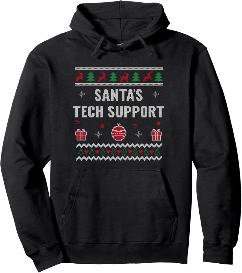 Tech Support Ugly Christmas Lustiger Computer IT Nerd Xmas Pullover Hoodie