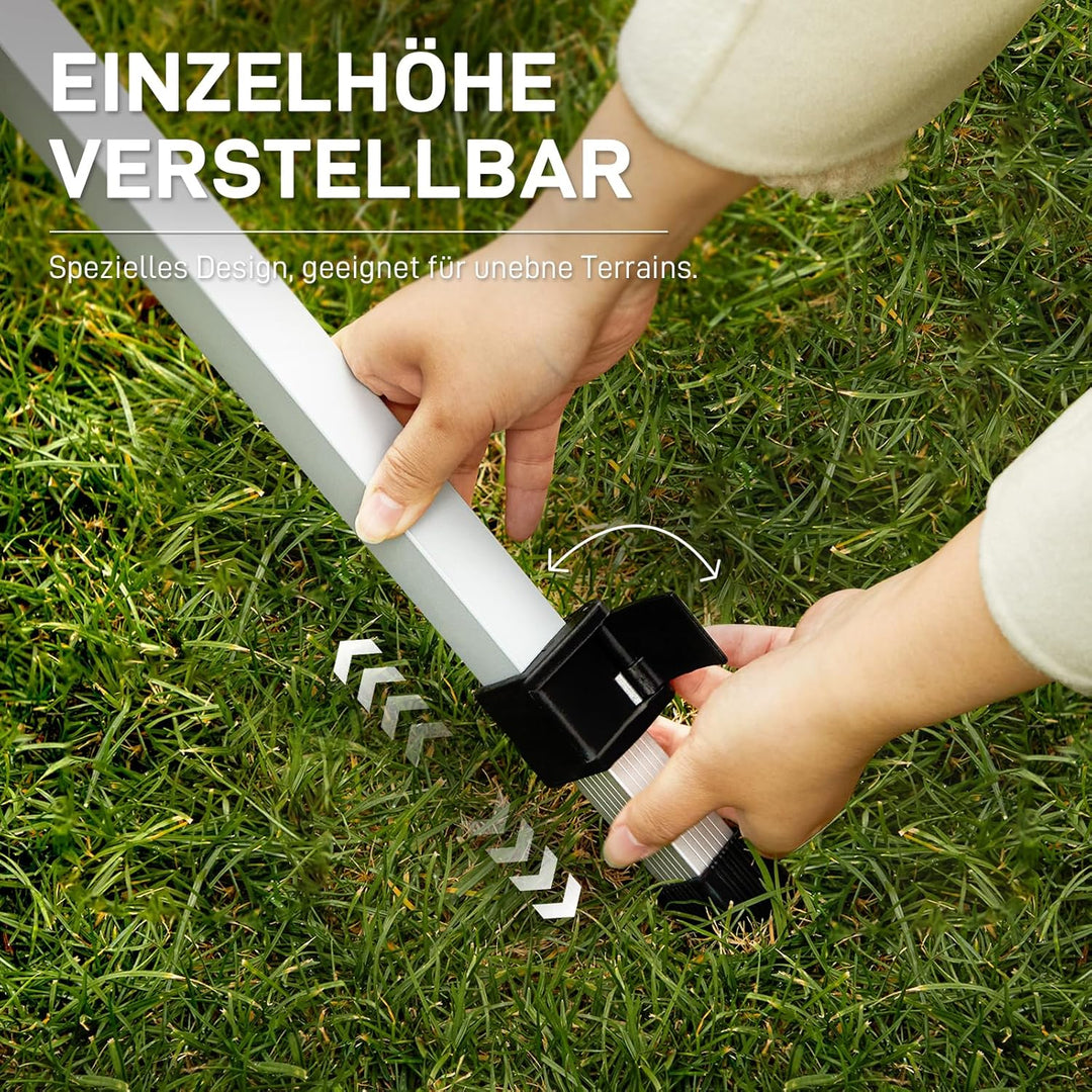 EVER ADVANCED Campingtisch Klappbar Aluminium 120X70CM Klapptisch 80KG Belastbar Aufrollbarer Tischp