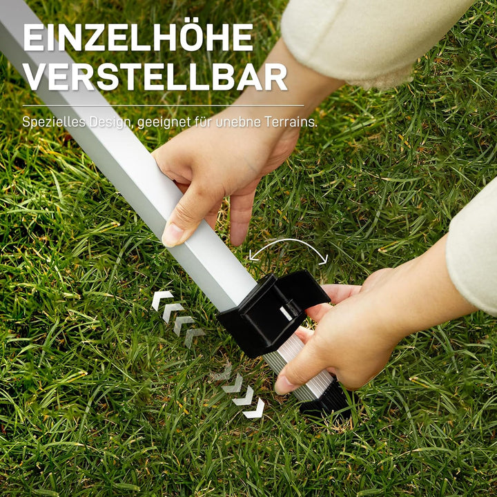 EVER ADVANCED Campingtisch Klappbar Aluminium 120X70CM Klapptisch 80KG Belastbar Aufrollbarer Tischp