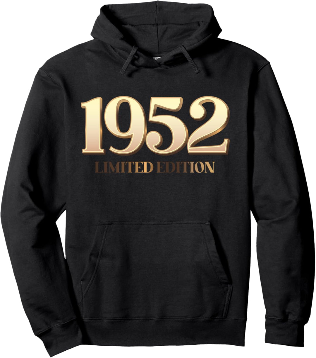 72. Geburtstag Mann Frau 72 Jahre 1952 Deko Lustig Geschenk Pullover Hoodie