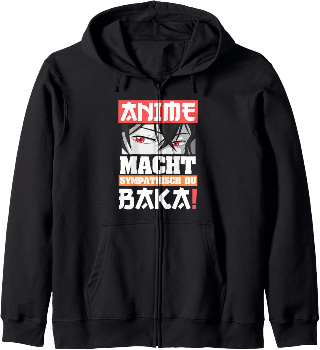 Lustiges Japan Baka Anime Macht Sympathisch du Baka Kapuzenjacke