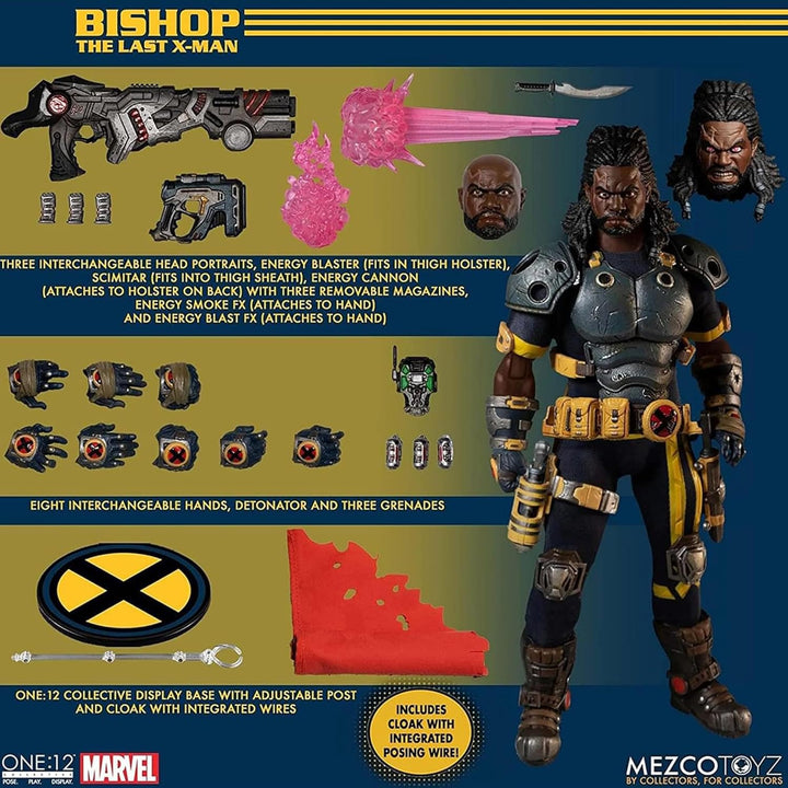 Mezco Toys Marvel Figur 1/12 Bischof 17 cm