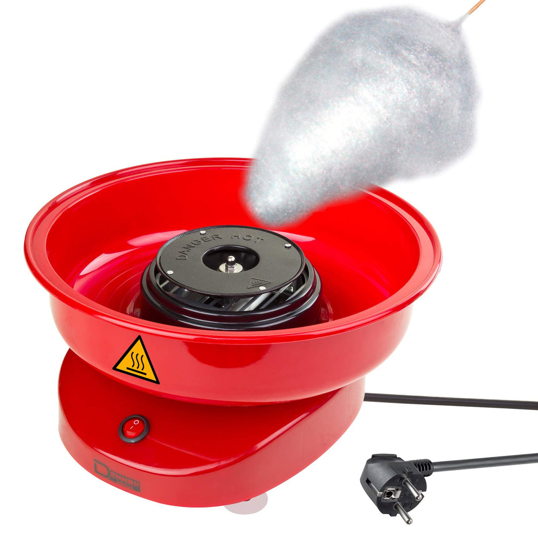 Zuckerwatte Maschine Maker Zuckerwattegerät Zuckerwatteautomat 31 cm 500 W Watt rot