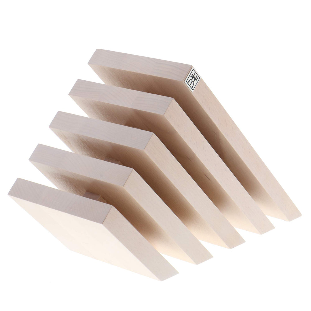 ZWILLING 35103-220 Italian Messerblock, Buchenholz, Weiss/opulenter Garten Weiss/Opulenter Garten Mo