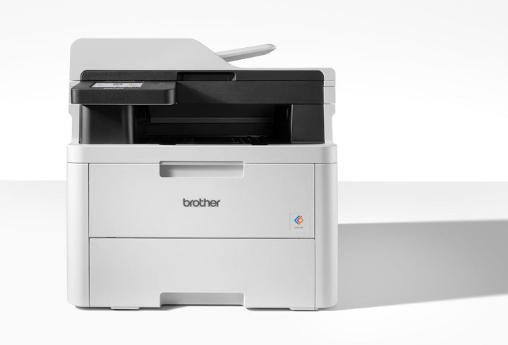Brother DCP-L3555CDW - Kompaktes 3-in-1 Farb-LED Multifunktionsgerät mit WLAN/LAN, ADF und Duplexdru