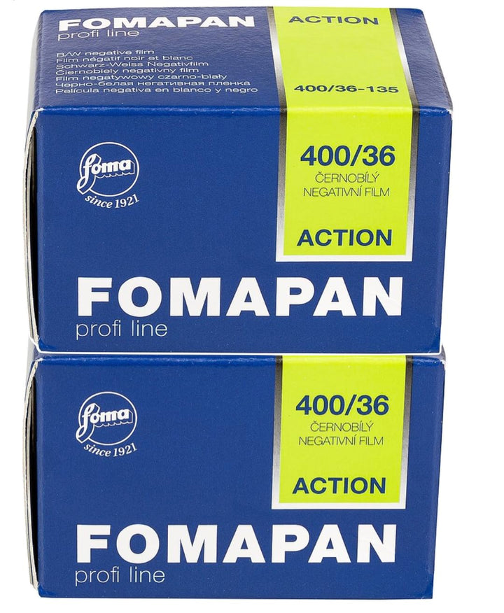 FOMAPAN Action 400 135/36 2er Pack Kleinbild 35mm 36 Aufnahmen 2 Pack 400 ISO, Kleinbild 35mm 36 Auf