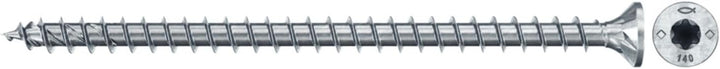 fischer PowerFull II 8,0 x 140, Premium Vollgewindeschraube (50 Stk.) mit innovativer Spitzengeometr