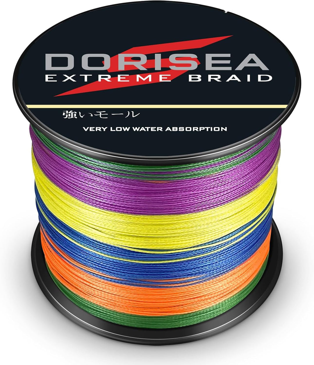 DORISEA Extreme Braid 100% PE 300 m geflochtene Angelschnur 2,7–250 kg Test-Angeldraht, Angelschnur,