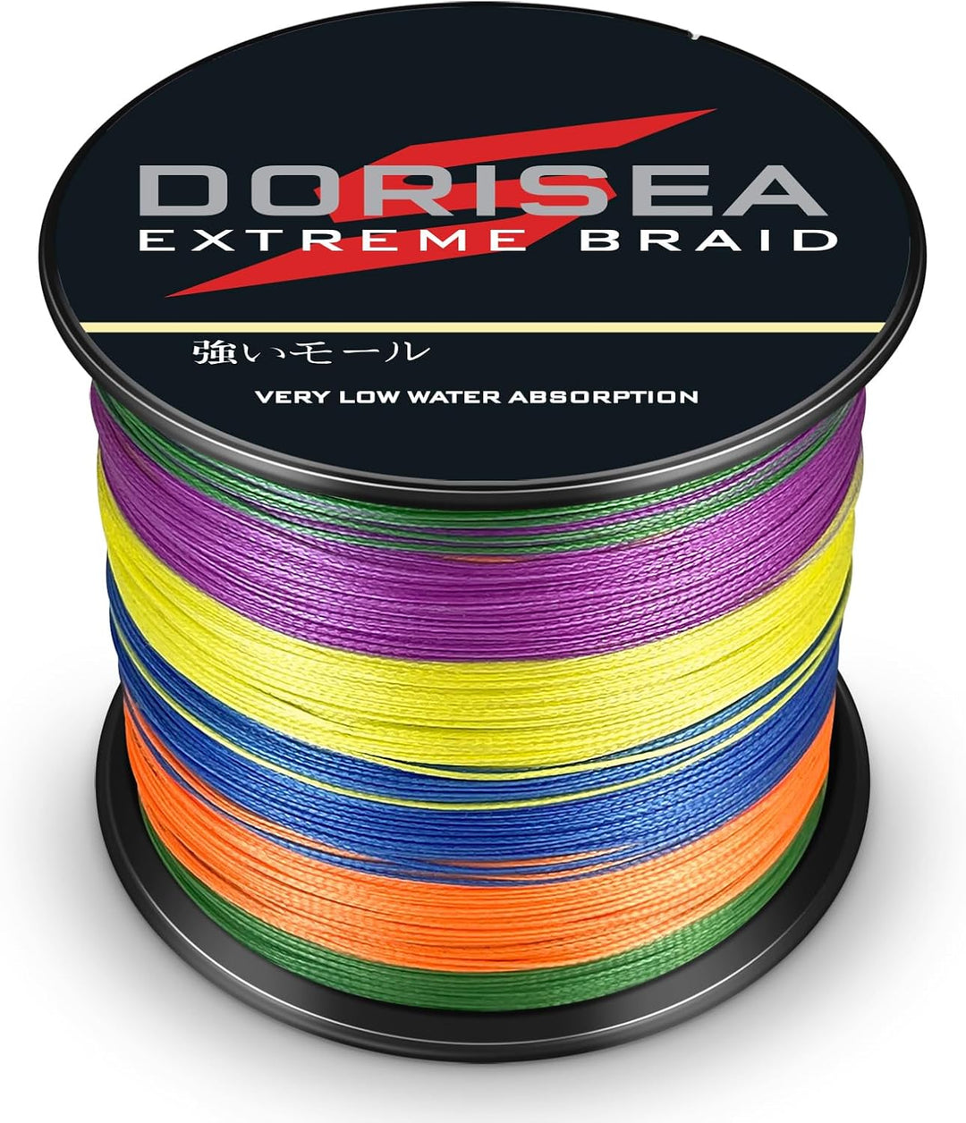 Dorisea Extreme Braid geflochtene Angelschnur, 100 % PE, 1000 m, 2,7–227 kg getestet, abriebfest, un