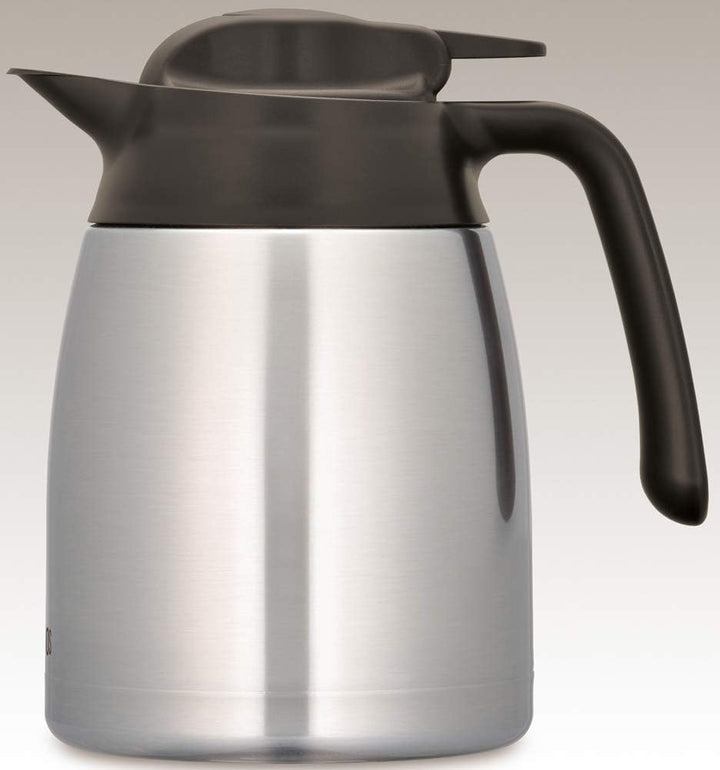 THERMOS Thermoskanne THV, Edelstahl 1L, Edelstahleinsatz, grosse Öffnung, spülmaschinenfest, 4026.20