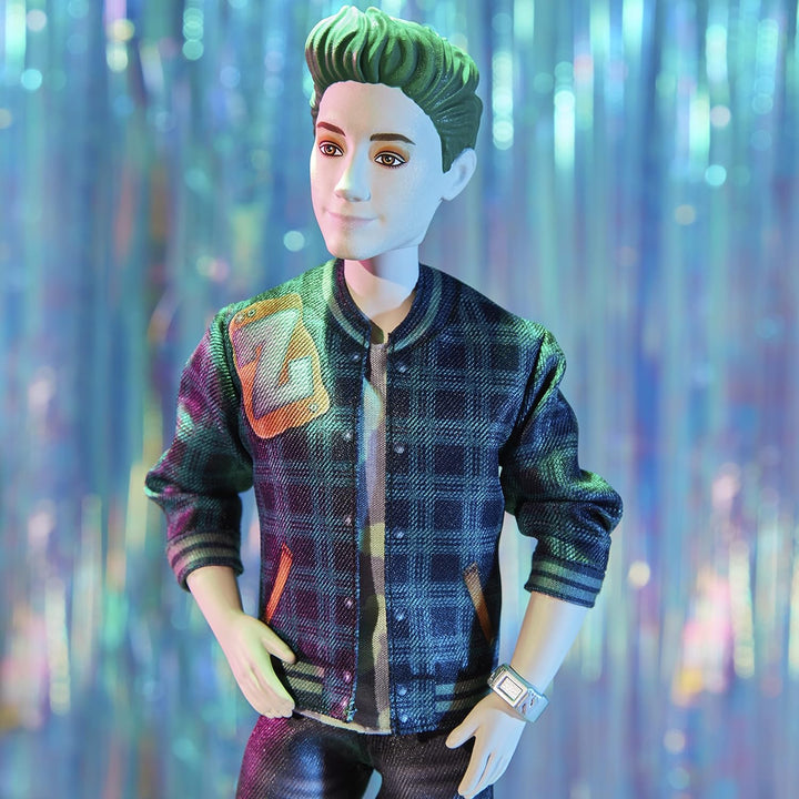 Disney Zombies 3 Zed Fashion Puppe, 30,5 cm, Zombie-Puppe mit grünem Haar, Outfit, Schuhe und Access