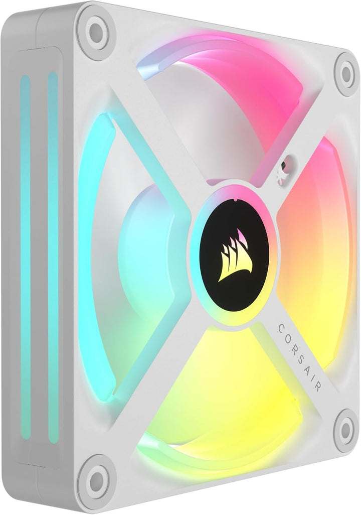 Corsair iCUE LINK QX120 RGB 120mm Magnetic Dome RGB Lüfter - Weiss Nur Fans Einfach (120mm) Weiss, N