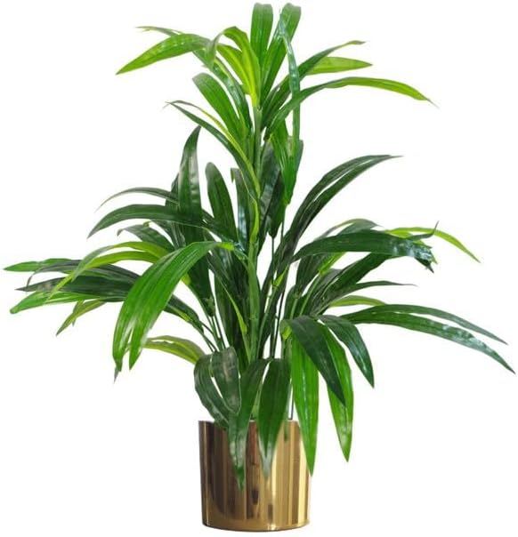 Leaf Blumentopf aus Metall und Messing, Blatt-Design, 20 x 18 cm, 20 x 18cm 20 x 18cm Messing, 20 x