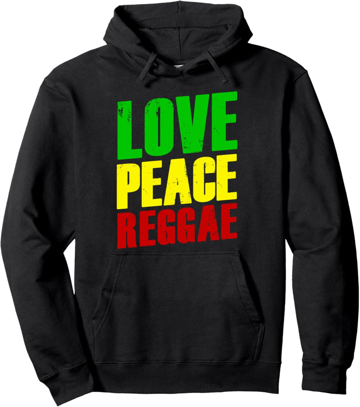 Reggae Dancehall - Rasta Rastafari Pullover Hoodie