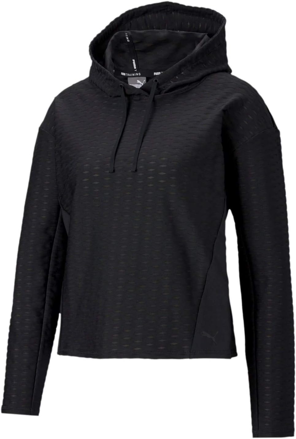 PUMA Damen, Train Flawless Pullover Hoodie T-shirt L Puma Black, L Puma Black