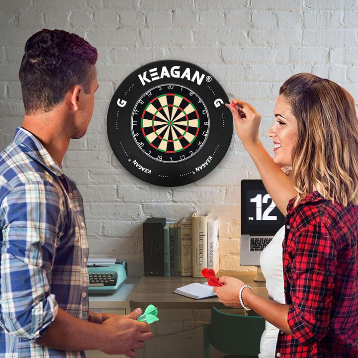 KEAGAN Dartboard Umrandungsring, Eva Dartboard Wandschutz, 2,5 cm Dicker Dartboard Umrandung, Spleis
