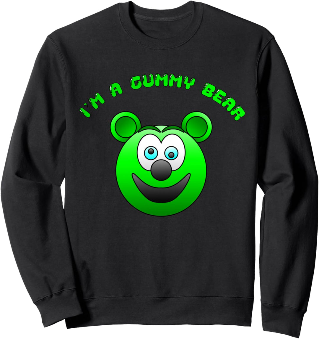 Lustige süsse Kinder Ich bin ein Gummibärchen-Cartoon Sweatshirt