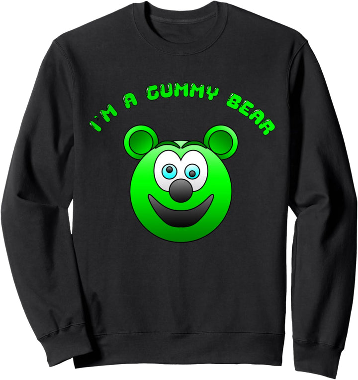 Lustige süsse Kinder Ich bin ein Gummibärchen-Cartoon Sweatshirt