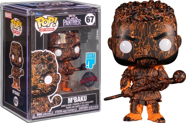 Funko Black Panther Legacy Dekofigur Pop! Artist Series Vinyl M'Baku, 9 cm