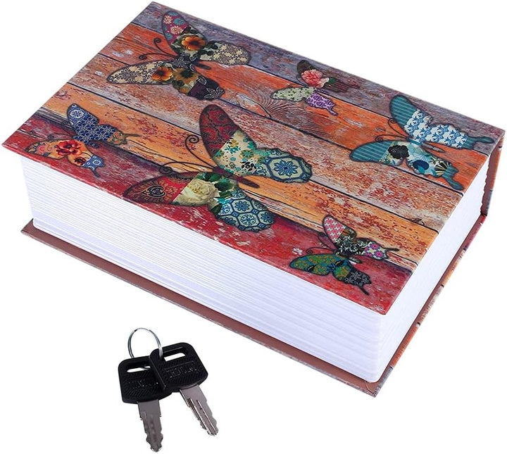 Wörterbuch Geheimbuch, tragbare Aufbewahrungsbox für Bargeld-Schmuck, 18 * 11,5 * 5,5 cm, für Zuhaus