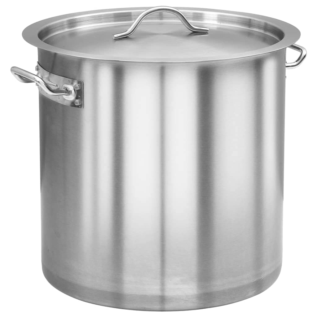 vidaXL Suppentopf mit 2 Griffen Kochtopf Universaltopf Induktion Topf Spaghettitopf Induktionstopf G