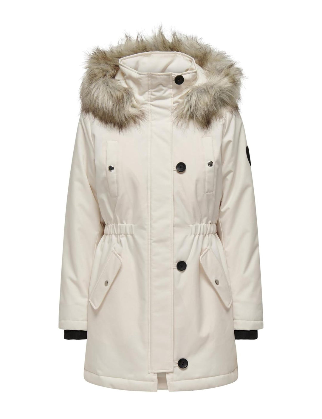 ONLY Female Langer Parka ONLIRIS Langer Parka XS Eggnog, XS Eggnog