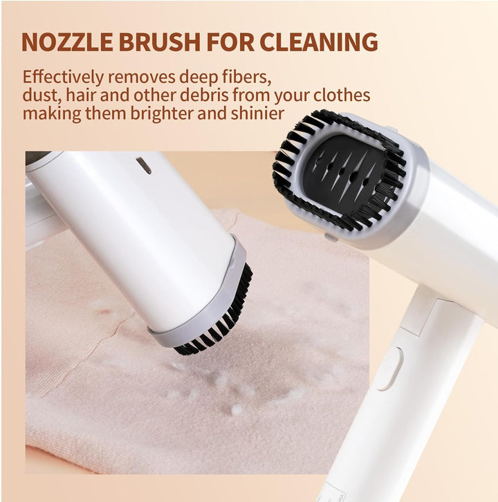 Dampfer für Kleidung,Handdampfer mit horizontalem und vertikalem Dampfen, 20s Aufheizen 120ml Wasser