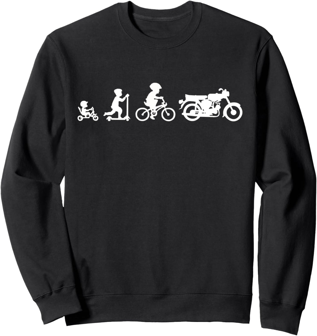 Moped Evolution ddr S51 Ostdeutschland Ostalgie Motorrad Sweatshirt