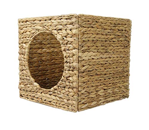 Lycce Katzenhöhle Regalkorb Kally Wasserhyazinthe 33cm x 33cm x 33cm