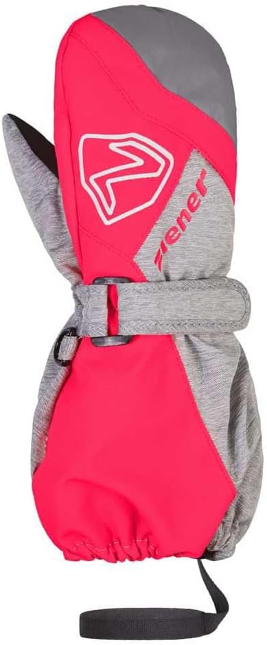 Ziener Unisex Baby Laurus Mitten Ski-Fäustling/Winter | wasserdicht, Lange Stulpe, reflektierend 116