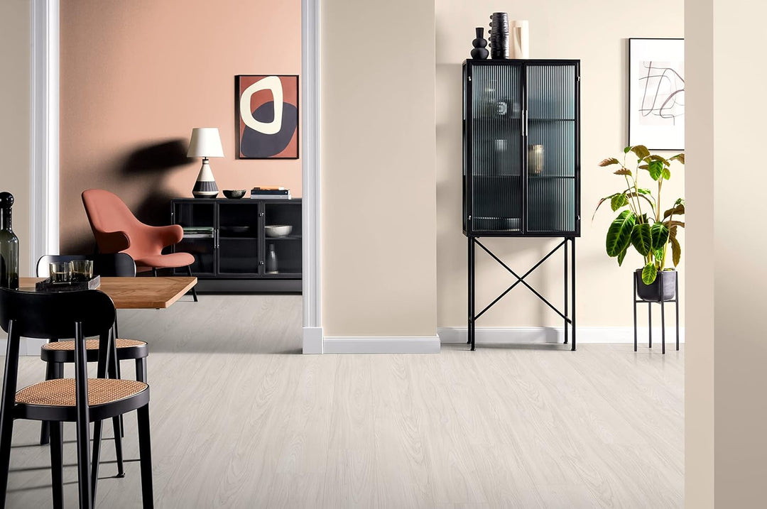 Egger Laminatboden Aqua Clic It EL1003 Sheffield Akazie Weiss (8mm, 1,995m²) | authentische Holzopti