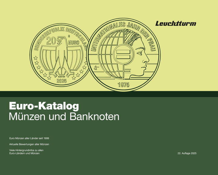 Euro-Katalog 2025: Münzen - Banknoten, Gebundenes Buch