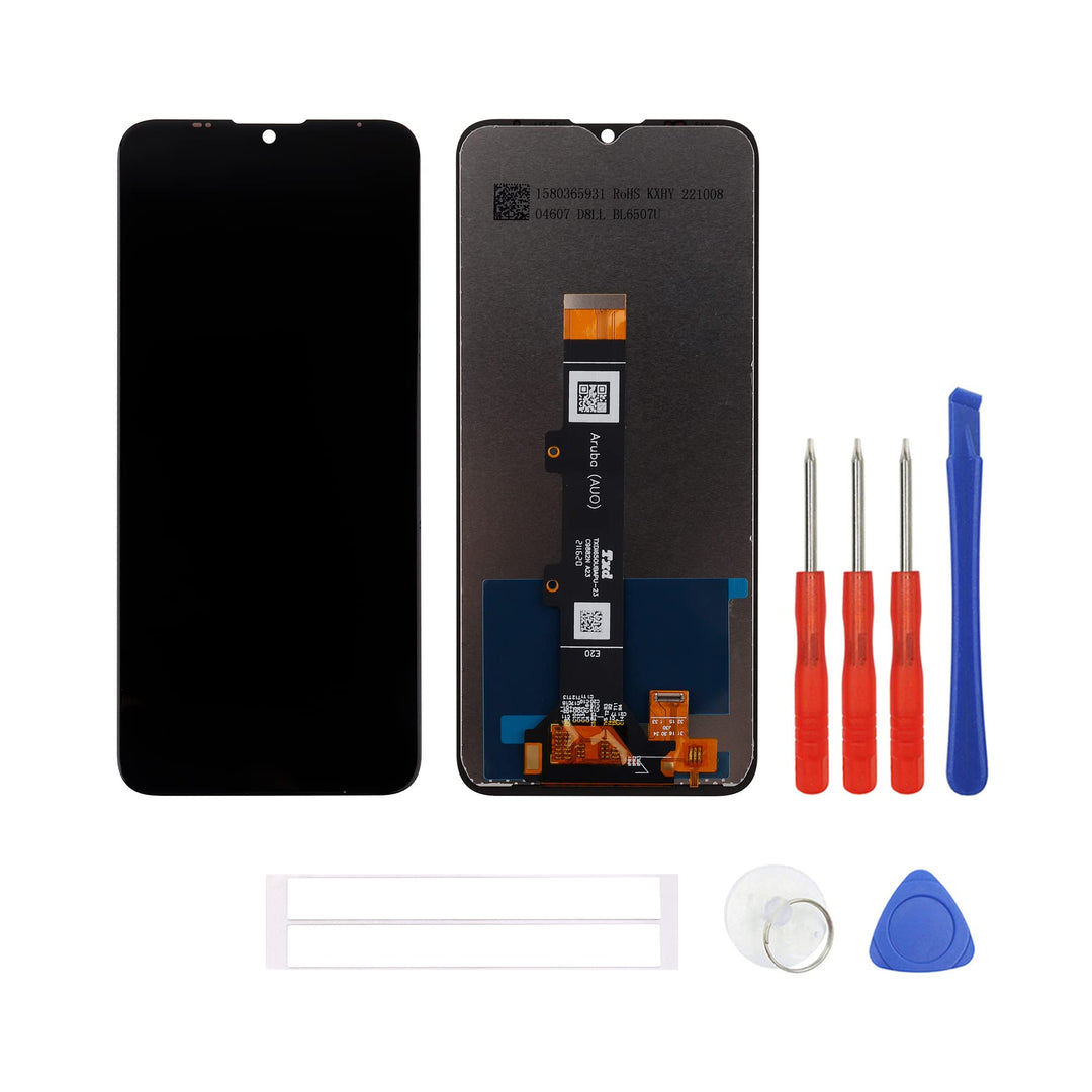 swark LCD Display Kompatibel mit Moto E20 XT2155, XT2155-1, XT2155-3 (Schwarz Ohne Rahmen) Touch Scr