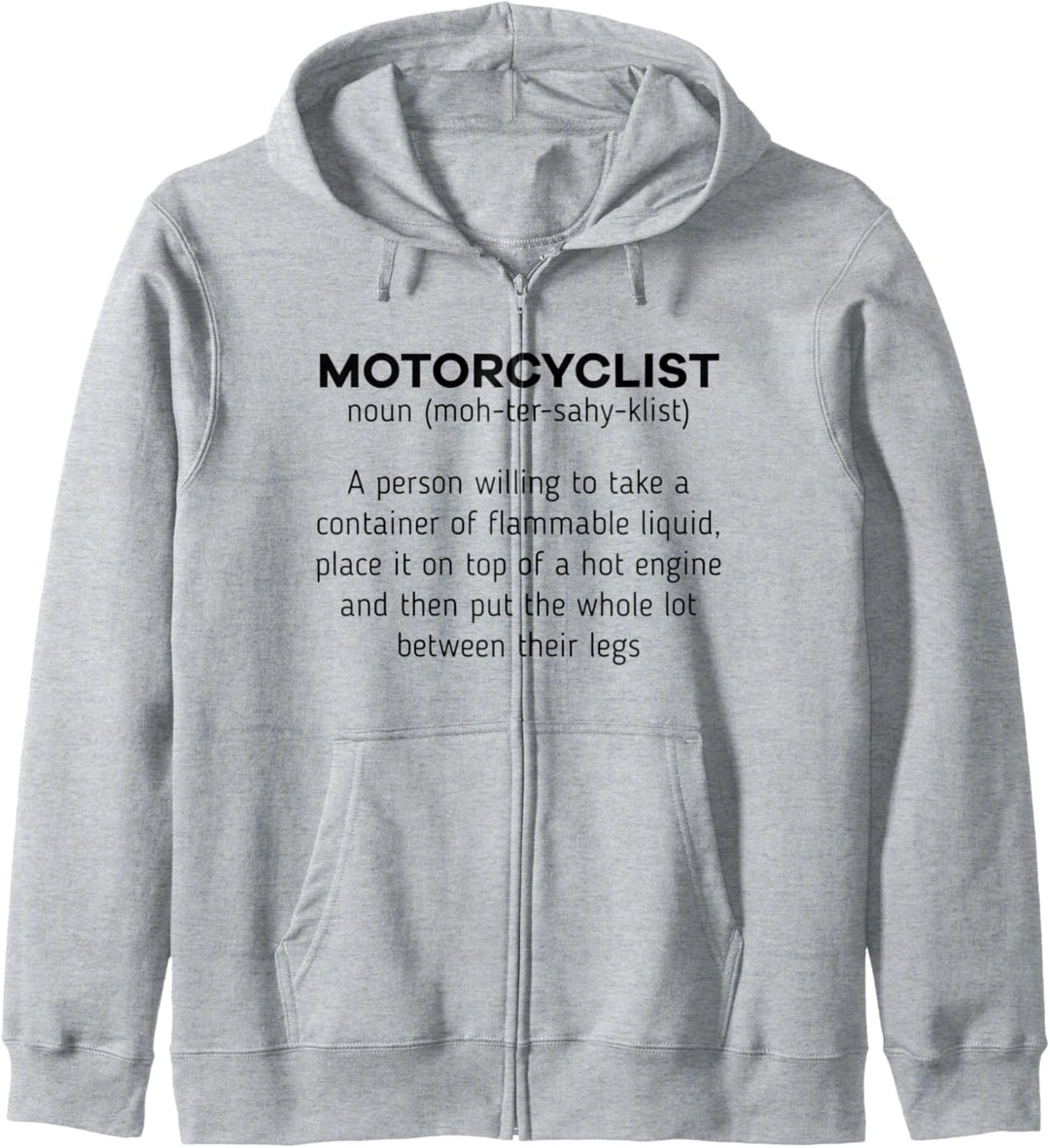 Motorradfahrer Substantiv Definition Motorrad Biker Motorrad Kapuzenjacke