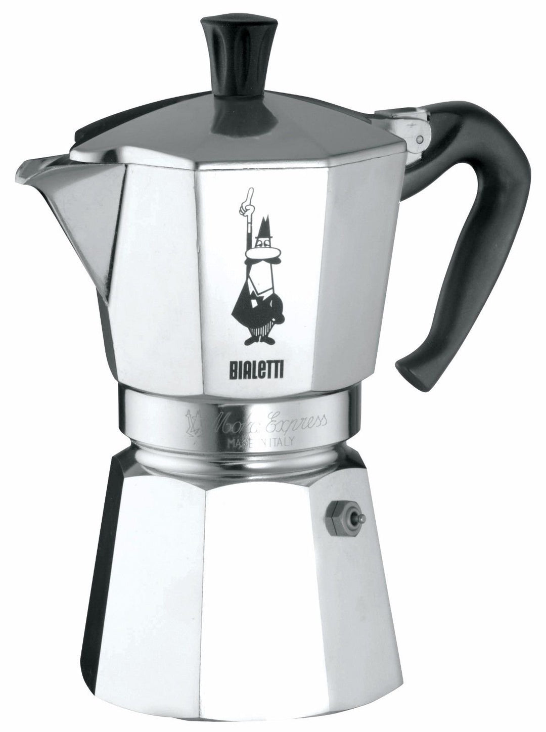 Bialetti - Moka Express: Kultiger Espressokocher auf dem Herd, Macht echten italienischen Kaffee, Mo